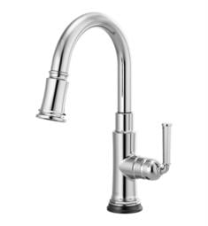 Brizo 64974LF Rook 15 7/8" Single Handle Deck Mounted Pull-Down Prep Kitchen Faucet