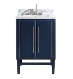 Avanity MASON-VS25-NBS-C Mason 24" Freestanding Single Bathroom Vanity with Sink in Navy Blue with Silver Trim