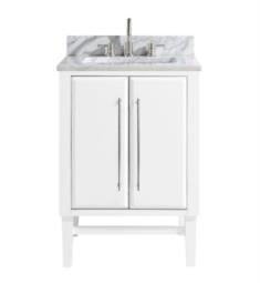 Avanity MASON-VS25-WTS-C Mason 24" Freestanding Single Bathroom Vanity with Sink in White with Silver Trim