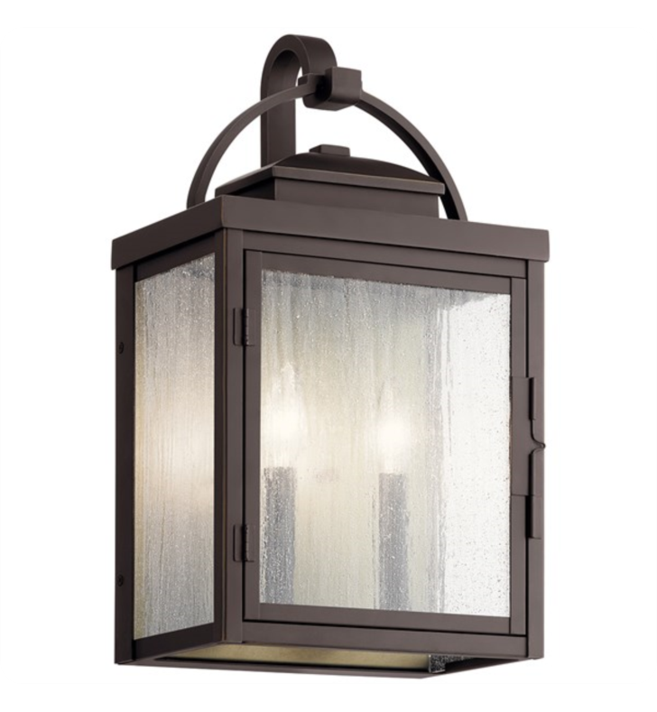 Kichler 9712PB Bay Shore Traditional Outdoor Wall Light in Polished Brass for sale online 