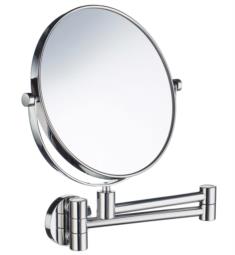 Smedbo FK438 Outline 7 7/8" Wall Mount Swing Arm Shaving Make-Up Mirror in Polished Chrome