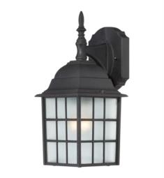 Nuvo 60-3482 Adams 1 Light 6 1/8" Incandescent Frosted Glass Outdoor Wall Sconce in Textured Black