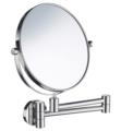 Smedbo FK445 Outline 7 7/8" Wall Mount Swing Arm Shaving and Make-Up Mirror in Polished Chrome