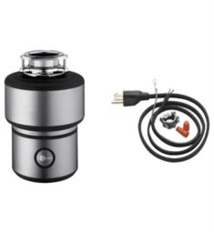 InSinkErator PRO1100XLW-CORD Evolution 9" Continuous Feed Garbage Disposal in Stainless Steel Black with Power Cord - 1.1 HP