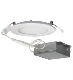Satco S11602 1 Light 4 3/4" LED 5000K Round Direct Wire Downlight Recessed Light in White