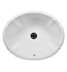 Icera 1520.000.01 Antigua II 19 7/8" Vitreous China Drop-in/Self-Rimming Oval Bathroom Sink in White with Overflow