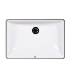 Icera L-2410.01 Muse Medium 20 5/8" Vitreous China Undermount Rectangular Bathroom Sink with Overflow in White Finish