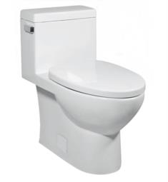 Icera C-2620.01 Vista II 27 1/2" One-Piece Single Flush Compact Elongated Toilet in White with 1.28 GPF EcoQuattro Technology