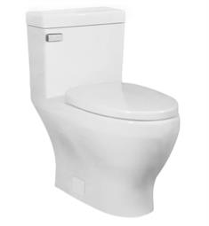 Icera C-6270.01 Cadence 27 1/2" One-Piece Single Flush Compact Elongated Toilet with 1.28 GPF EcoQuattro Technology in White Finish