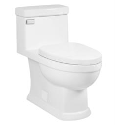 Icera C-6640.01 Karo II 28 1/8" One-Piece Single Flush Compact Elongated Toilet in White with 1.28 GPF EcoQuattro Technology