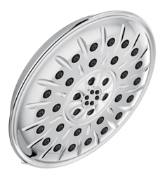 Delta 52487 Universal Showering 8 1/4" UltraSoak 1.75 GPM Multi Function Shower Head with H2Okinetic Technology