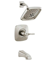Delta 144766C-SP Sawyer Monitor 14 Series Tub and Shower Trim with Multi Function Showerhead in Spotshield Brushed Nickel