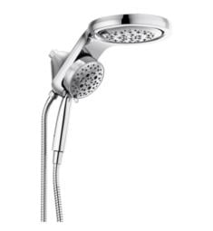 Delta 58680 Universal Showering HydroRain 12 1/4" 1.75 GPM In2ition Multi-Function Two-in-One Shower Head with Handshower