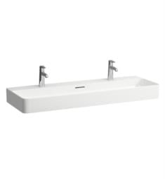 Laufen H810289U Val 47 1/4" Wall Mount Rectangular Bathroom Sink with Overflow