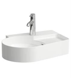 Laufen H815288U Val 20 7/8" Wall Mount Bathroom Sink with Right Semi-wet Area