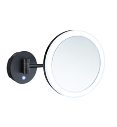 Smedbo FK485EBP Outline Shaving/Make-up Mirror with LED-technology in Black