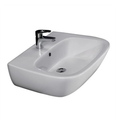 Barclay 4-101WH Elena 450 17 3/4" Wall Mount Bathroom Sink in White