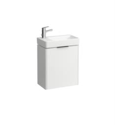 Laufen H402101102601 Base 18 1/2" Wall Mount Single Basin Bathroom Vanity Base with One Door in White Matte