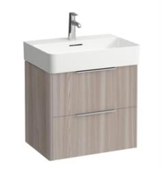 Laufen H4022521102621 Base 23" Wall Mount Single Basin Bathroom Vanity Base with Two Drawer in Light Elm