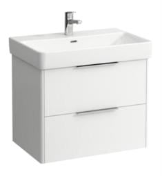 Laufen H4023321102611 Base 26 1/4" Wall Mount Single Basin Bathroom Vanity Base in White Glossy