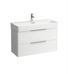 Laufen H4024121102611 Base 36 5/8" Wall Mount Single Basin Bathroom Vanity Base in White Glossy