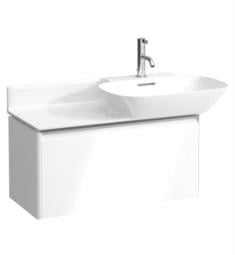 Laufen H4030011102611 Base 30 1/4" Wall Mount Single Basin Bathroom Vanity Base with One Drawer in White Glossy