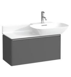 Laufen H4030011102661 Base 30 1/4" Wall Mount Single Basin Bathroom Vanity Base with One Drawer in Traffic Grey