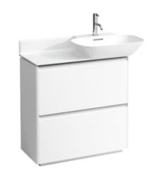 Laufen H4030021102601 Base 30 1/4" Free Standing Single Basin Bathroom Vanity Base with Two Drawer in White Matte