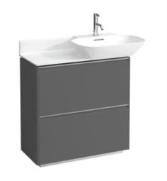 Laufen H4030021102661 Base 30 1/4" Free Standing Single Basin Bathroom Vanity Base with Two Drawer in Traffic Grey