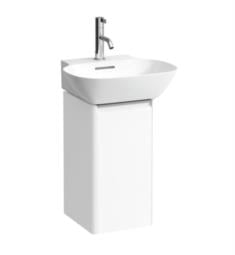 Laufen H403011102601 Base 10 7/8" Wall Mount Single Basin Bathroom Vanity Base with One Door in White Matte