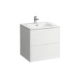 Laufen H8649602601041 Pro S 23 5/8" Wall Mount Single Basin Bathroom Vanity in White Matte