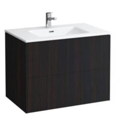 Laufen H8649612631041 Pro S 31 1/2" Wall Mount Single Basin Bathroom Vanity in Dark Brown Elm