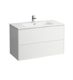 Laufen H8649622601041 Pro S 39 3/8" Wall Mount Single Basin Bathroom Vanity in White Matte