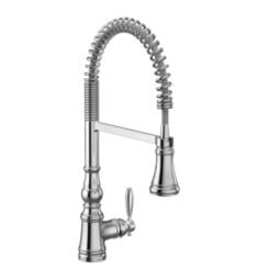 Moen S73104 Weymouth 21 3/4" Single Handle Deck Mounted Pre-Rinse Pulldown Kitchen Faucet