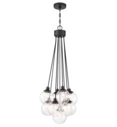 Craftmade 53399 Que 9 Light 16 1/4" Incandescent Indoor Clear Seeded Glass Pendant