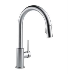 Delta 9159-LS-DST Trinsic 15 3/4" Single Handle Pull-Down Kitchen Faucet with Limited Swivel