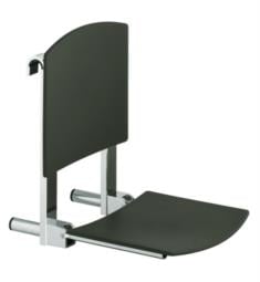 Keuco 3598100 Plan Care 15" Wall Mount Tip-Up Seat with Back Rest