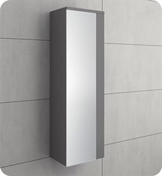 Fresca FST6163GR Caro Grey Mirrored Side Cabinet