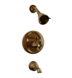 Graff G-7150-C3-ABB Pesaro Shower with Tub Spout in Antique Brushed Brass