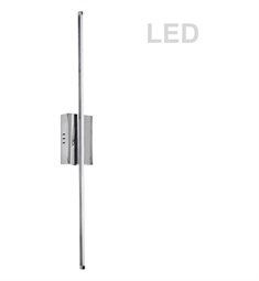 Dainolite ARY-3730LEDW-PC Array 1 Light 36" LED Wall Sconce in Polished Chrome with White Acrylic Diffuser