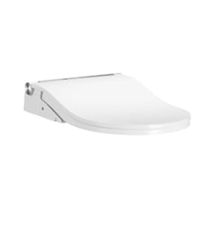 TOTO SW4547AT60#01 RW 15 3/8" D-Shaped Washlet with Wireless Remote and Autoflush Concealed Connection in Cotton