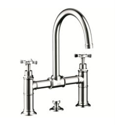 Hansgrohe 16510 Axor Montreux 6 7/8" Double Cross Handle Deck Mounted Bathroom Faucet with Pop-Up Assembly