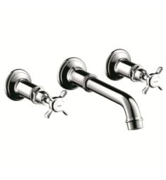 Hansgrohe 16532 Axor Montreux 8 7/8" Double Cross Handle Widespread/Wall Mount Bathroom Faucet