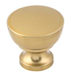 Top Knobs M1568 Nouveau III 1 1/4" Zinc Alloy Round/Mushroom Shape Bergen Cabinet Knob in Honey Bronze