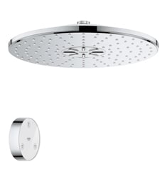 Grohe 26644000 Rainshower Smartconnect Round 12" Multi Function Adjustable Shower Head with Remote