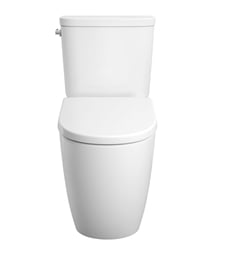 Grohe 39675000 Essence 29 1/2" 1.28 GPF Two-Piece Right Height Elongated Toilet with Seat and Left-Hand Trip Lever in Alpine White