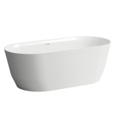 Laufen H239952000000U Pro 65" Marbond Freestanding Oval Bathtub with Integrated Overflow in White