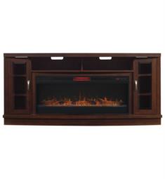 ClassicFlame 42MM3115-PE91-42II042FGT Hutchinson 70" Freestanding Electric Fireplace TV Stand in Oak Espresso with Black Infrared Insert