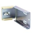 Hardware Resources 303FUSFT6 Rear Mounting Bracket with 3/8" Plastic Dowels for Soft-Close Ball Bearing Slides in Zinc