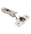 Hardware Resources 700.0171.25 110 Degree Crank Screw Adjustable Heavy Duty Soft-Close Hinge in Polished Nickel with Press-in Dowels